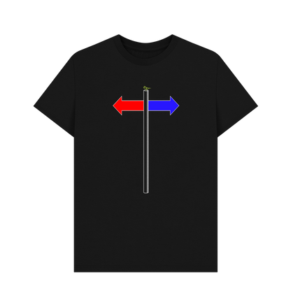 Black Printed T-shirt Front