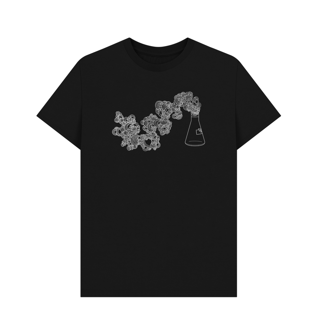Black Printed T-shirt Front