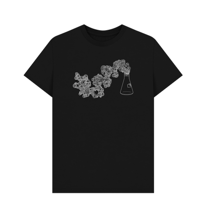 Black Printed T-shirt Front