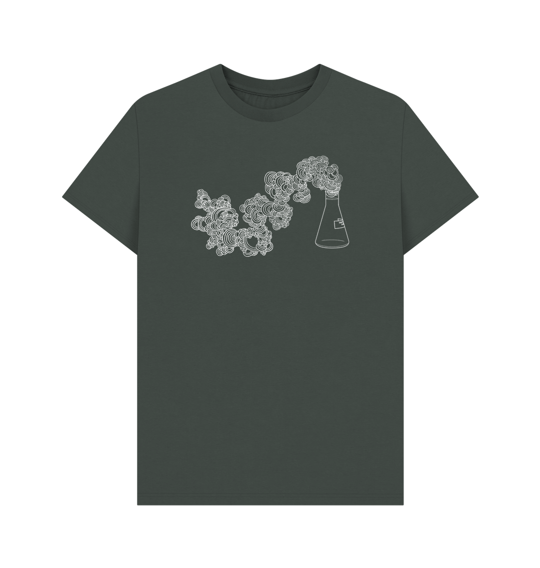Dark Grey Printed T-shirt Front