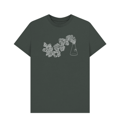 Dark Grey Printed T-shirt Front