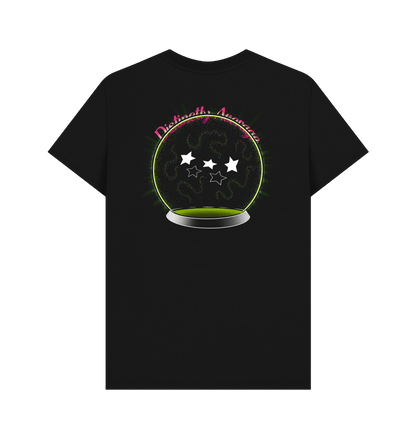 Black Printed T-shirt Back