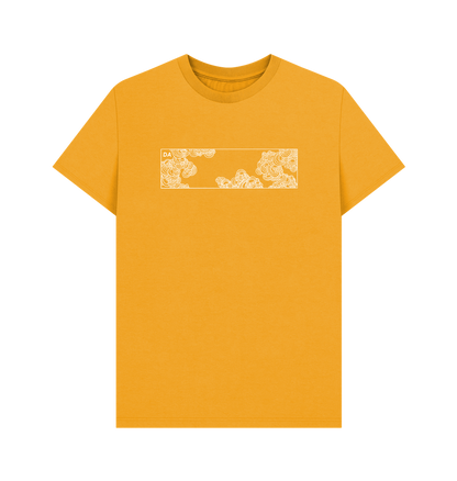 Mustard Printed T-shirt Front
