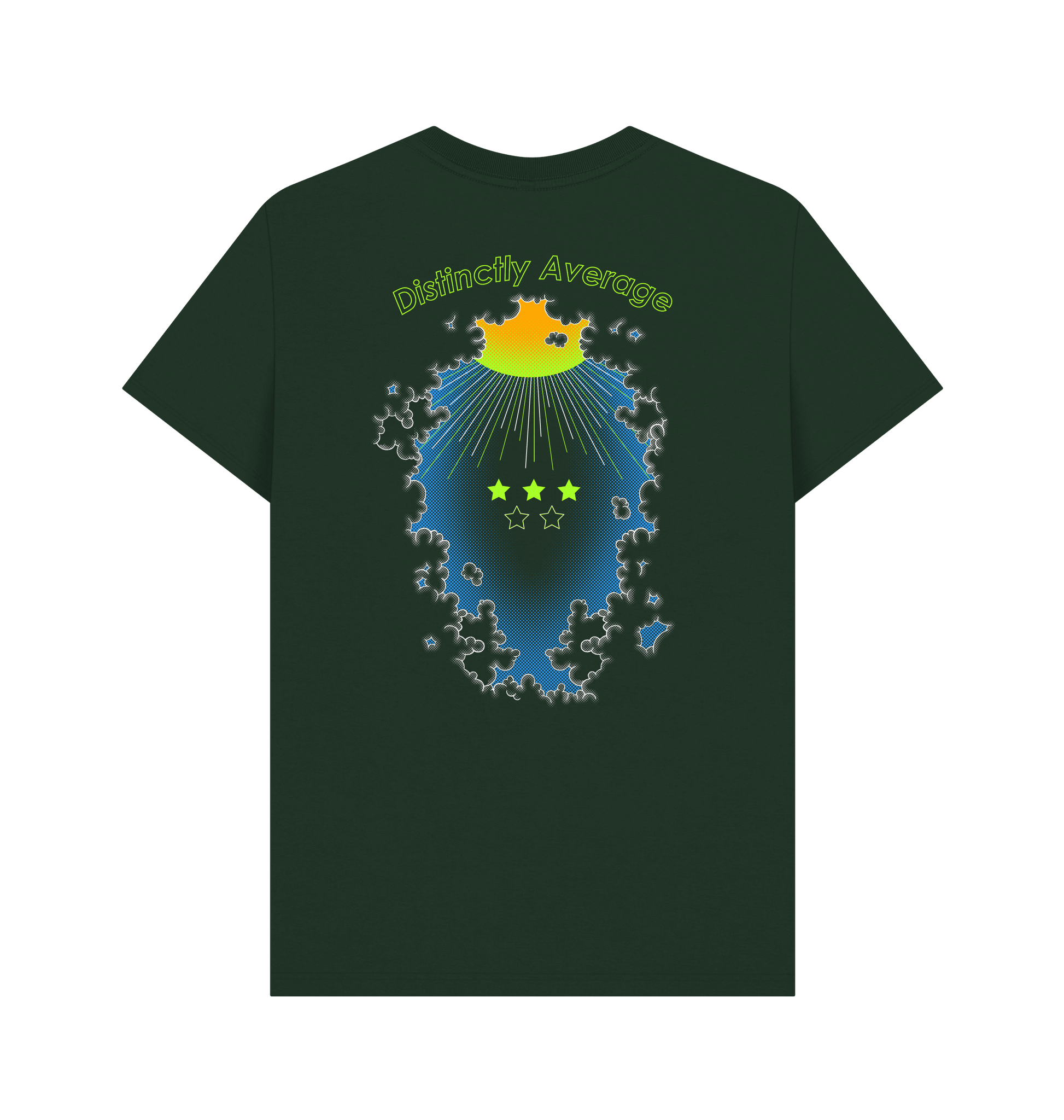 Evergreen Printed T-shirt Back