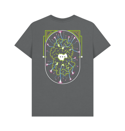 Slate Grey Printed T-shirt Back