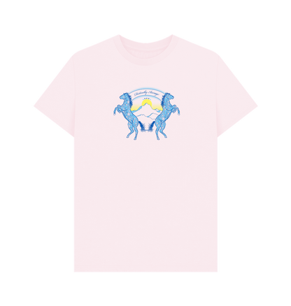 Pink Printed T-shirt Front