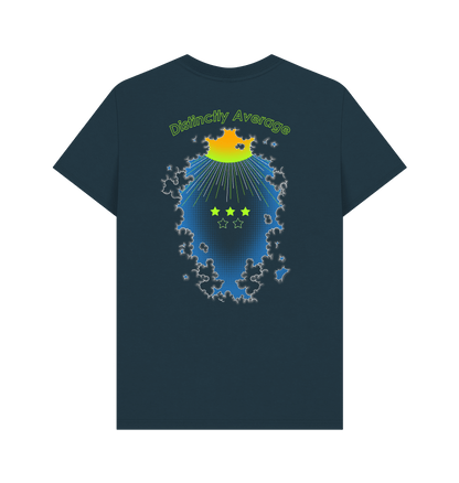 Denim Blue Printed T-shirt Back
