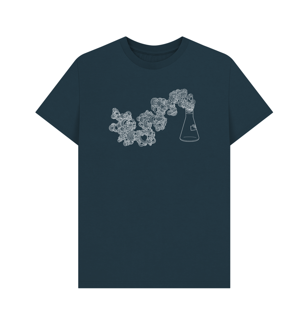 Denim Blue Printed T-shirt Front
