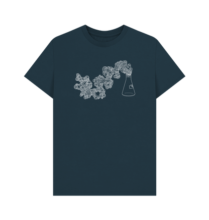 Denim Blue Printed T-shirt Front