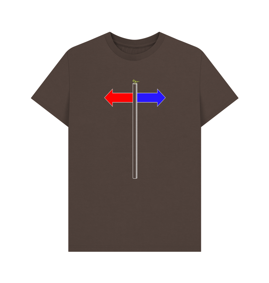 Chocolate Printed T-shirt Front