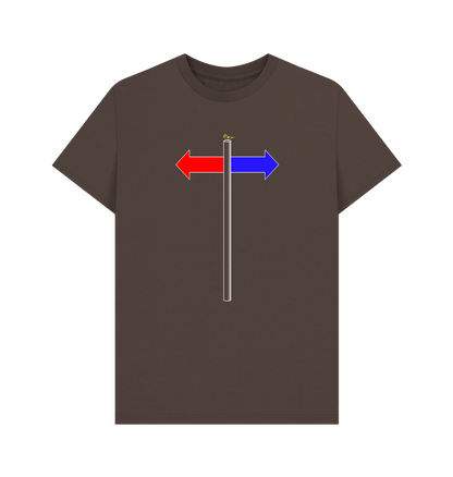 Chocolate Printed T-shirt Front