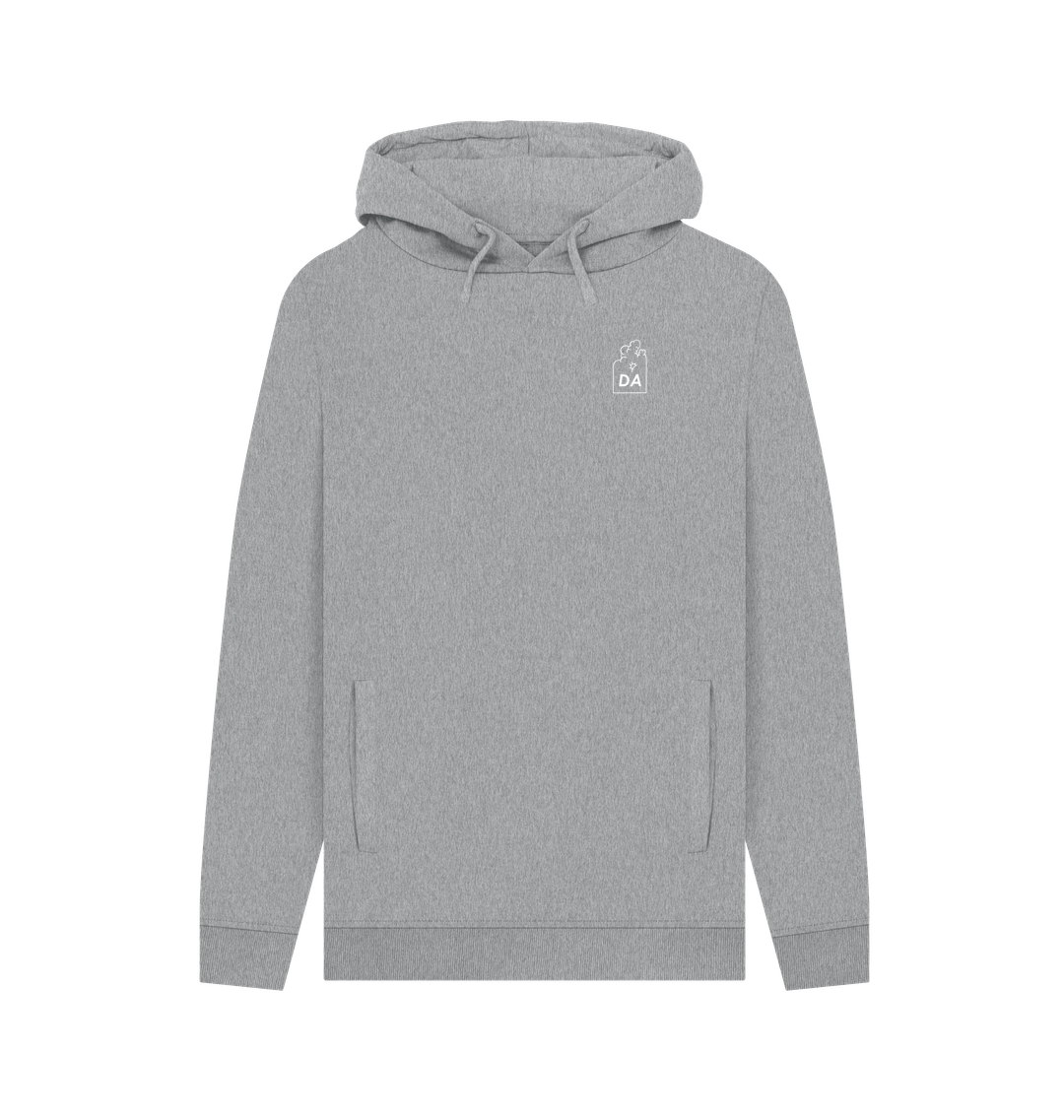 Light Heather Printed Hoody Front