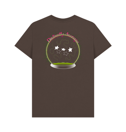 Chocolate Printed T-shirt Back