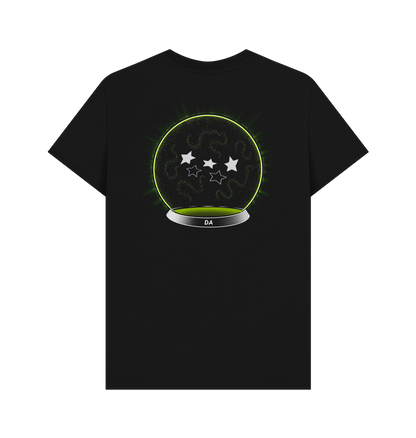 Black Printed T-shirt Back