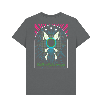 Slate Grey Printed T-shirt Back