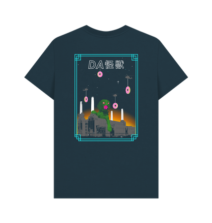 Denim Blue Printed T-shirt Back