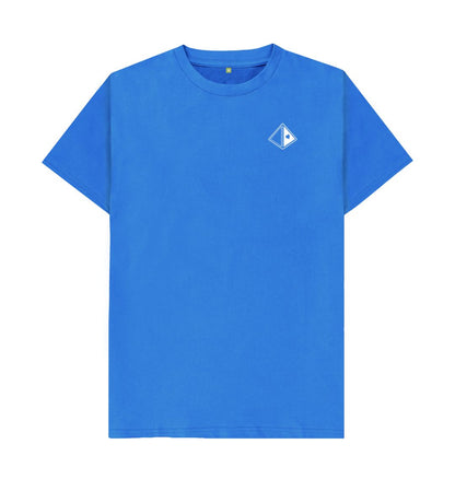Bright Blue Love Triangle (dark)