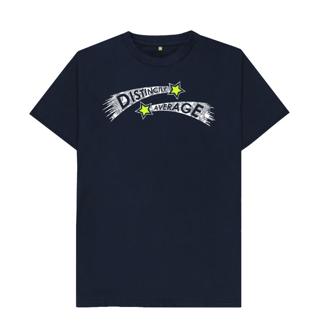 Navy Blue DA Shooting Swirly Stars (dark)