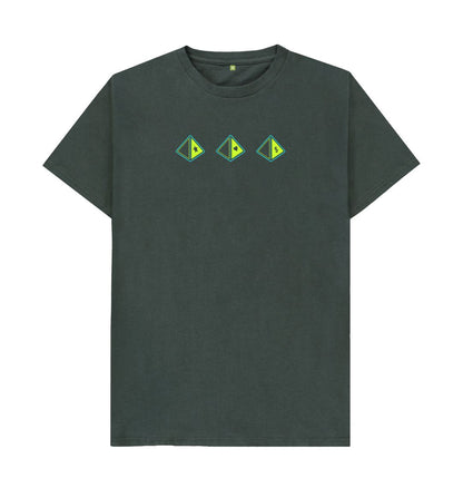 Dark Grey Pyramids Of Power (dark)